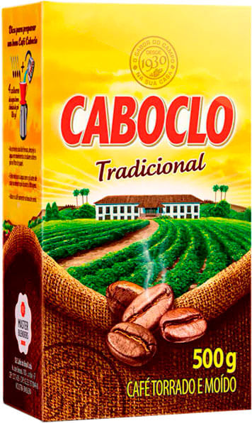 Café Torrado e Moído Caboclo Tradicional Vácuo 500g