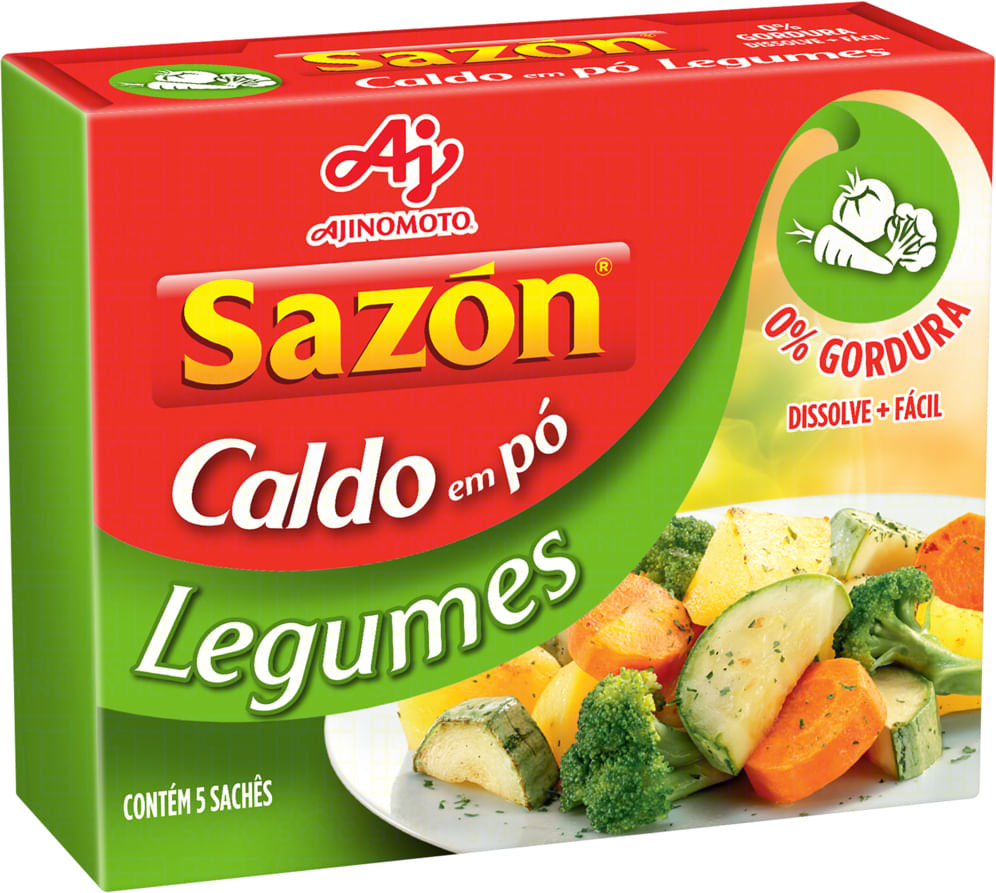 Caldo Sazón legumes 32,5g