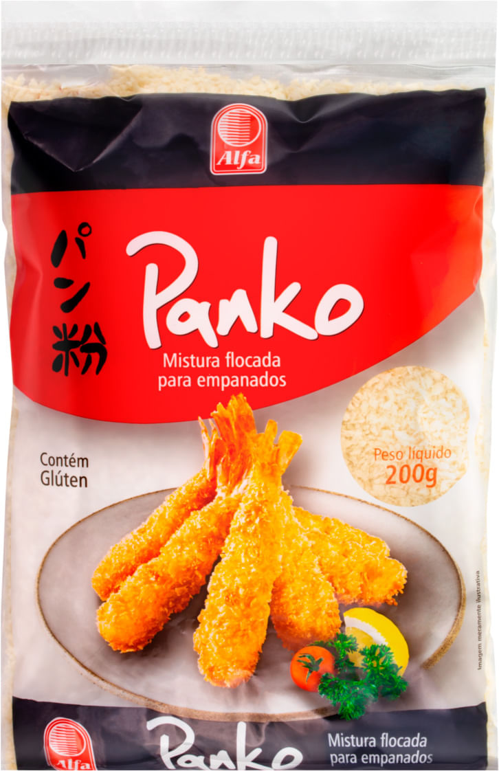Farinha para Empanar Alfa Panko Flocada 200g