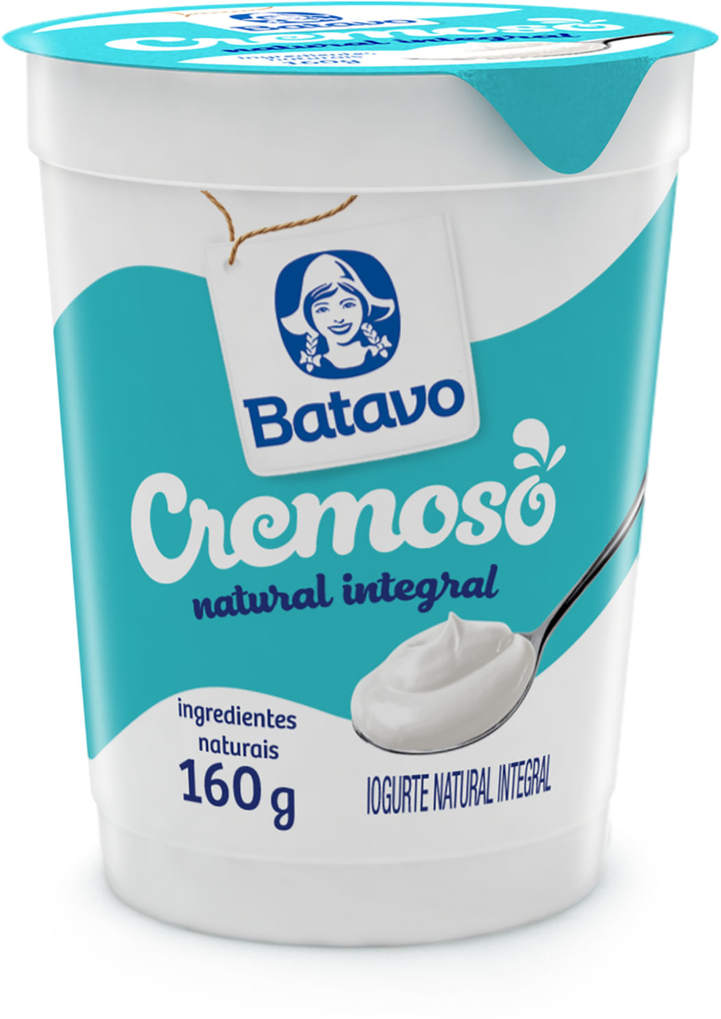Iogurte Batavo Cremoso Natural 160g