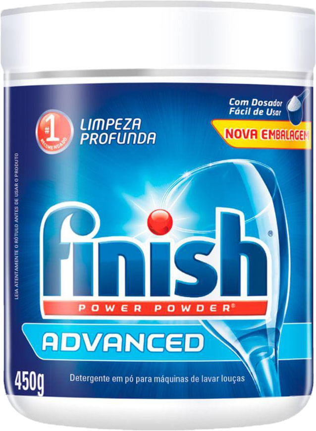 Lava Louças Finish Power Powder Advanced 450g