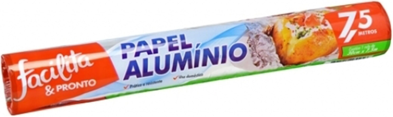 Papel Alumínio Facilita & Pronto 30cmX7,5M