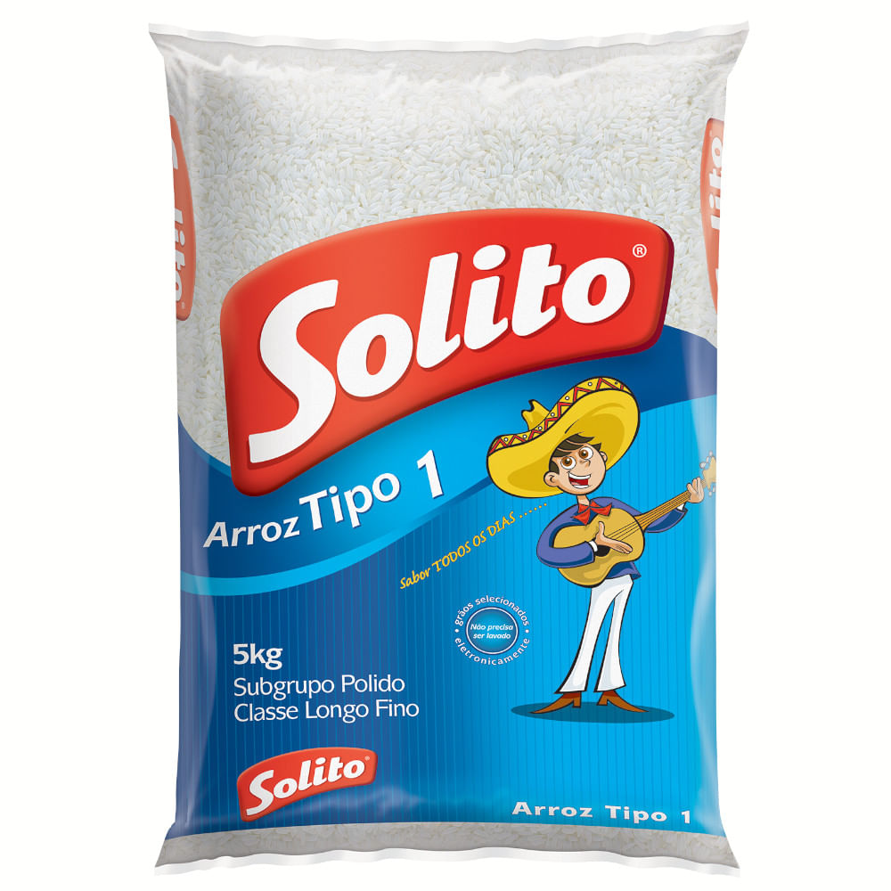 Arroz Branco Solito Tipo 1 5kg
