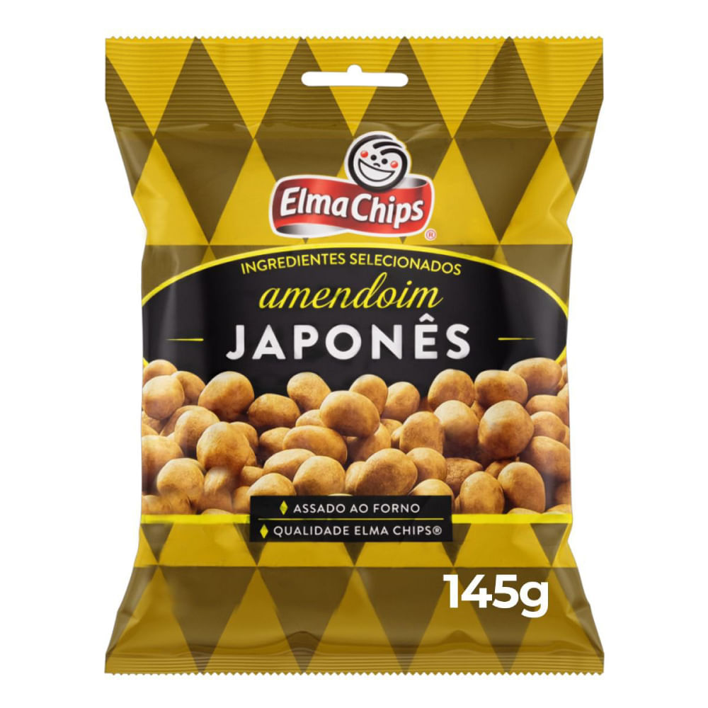 Amendoim Elma Chips Japonês 145g