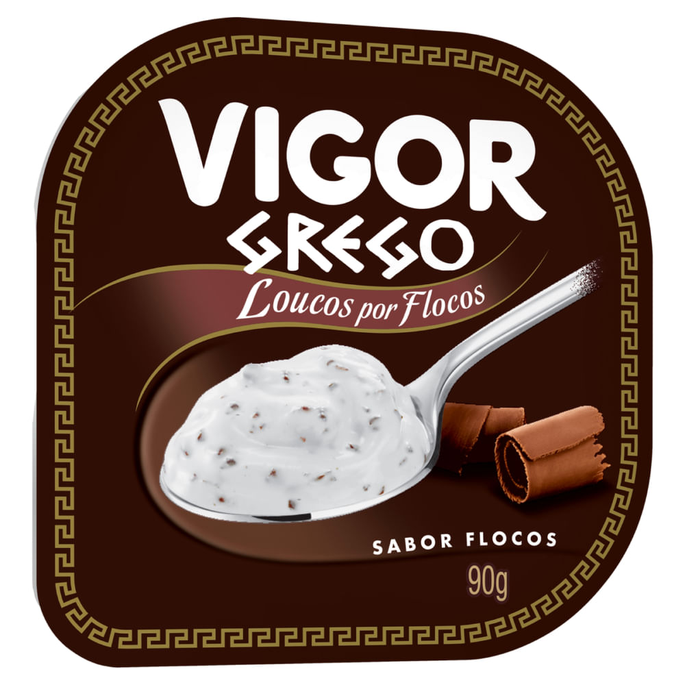 Iogurte Grego Vigor Loucos por Flocos 90g