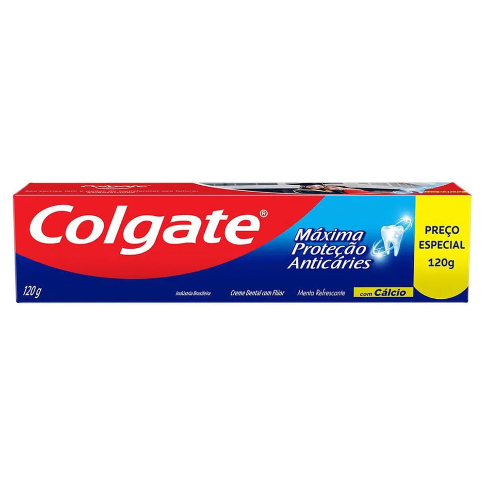 Creme Dental Colgate Máxima Proteção Anticáries 120g
