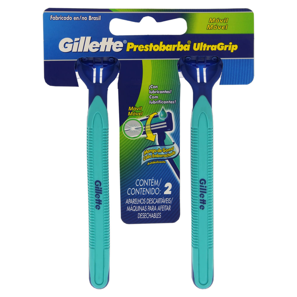 Aparelho para Barbear Gillette Prestobarba Ultragrip | Com 2 Unidades