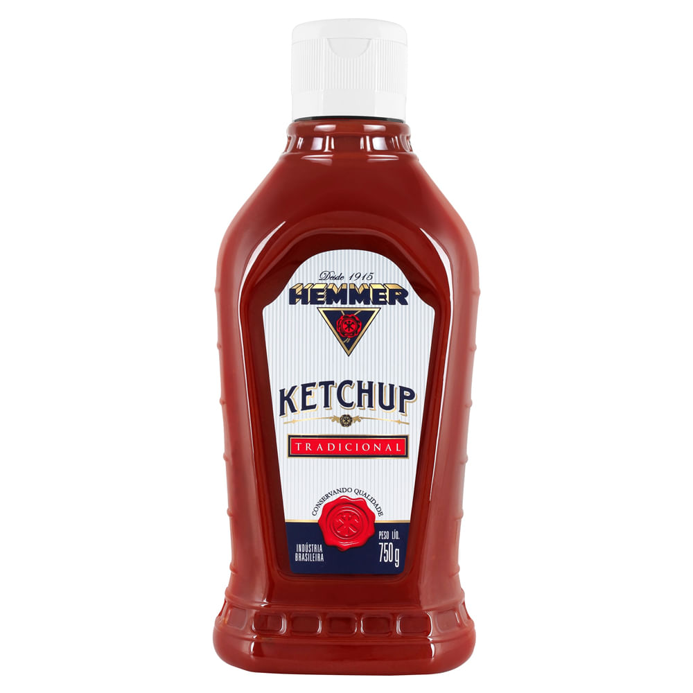 Ketchup Tradicional Hemmer Squeeze 750g