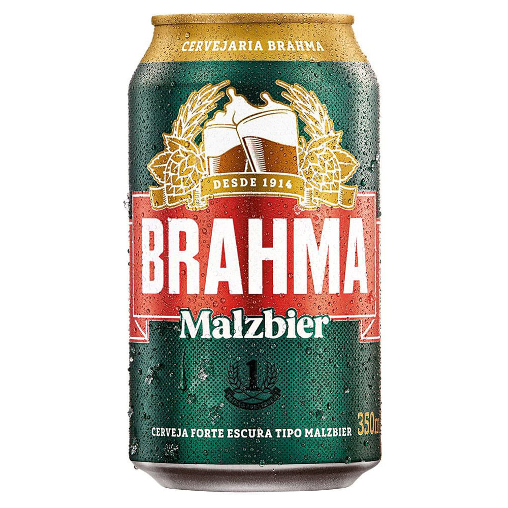 Cerveja Brahma Malzbier Lata 350ml