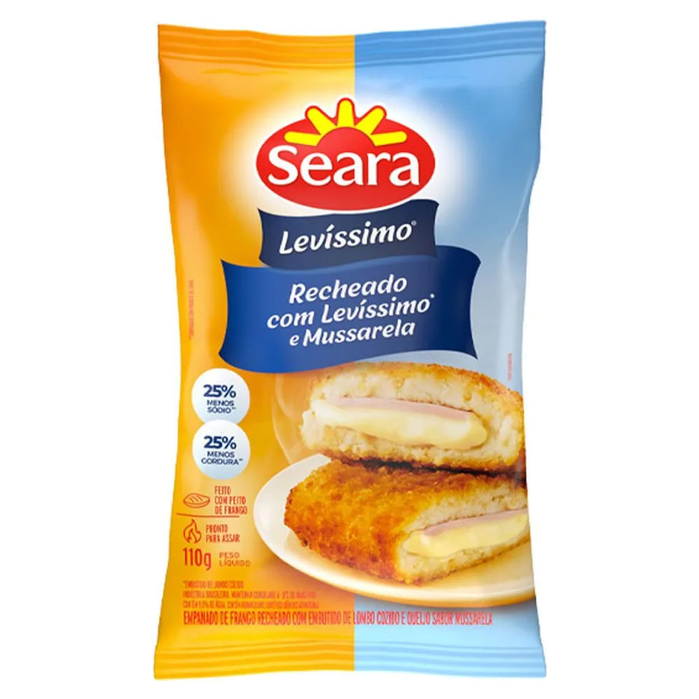 Frango Empanado Seara Levíssimo Recheado 110g