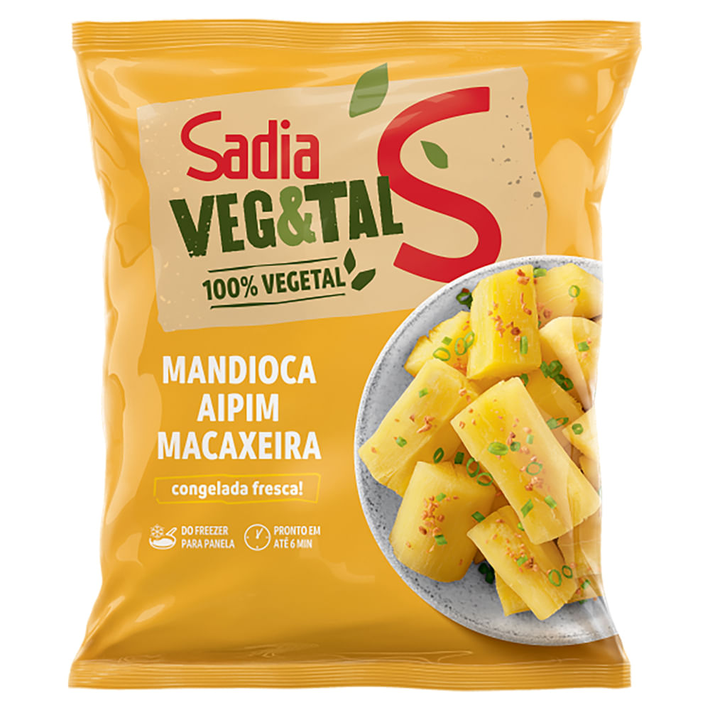 Mandioca Congelada Sadia Veg&Tal 900g