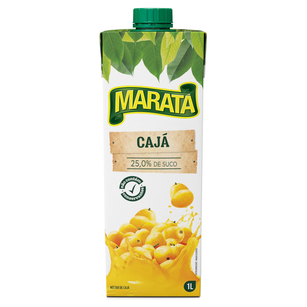 Suco Pronto Maratá Cajá Tetra Pak 1L