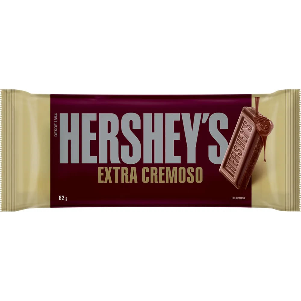 Chocolate Extra Cremoso Hersheys 82g