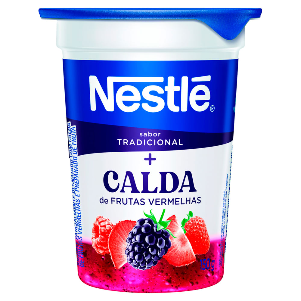 Iogurte Nestlé Biocamada Desnatado Frutas Vermelhas 150g
