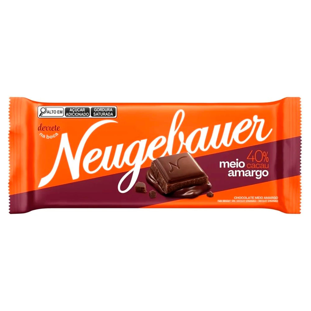 Chocolate em Barra Neugebauer 40% Cacau 80g