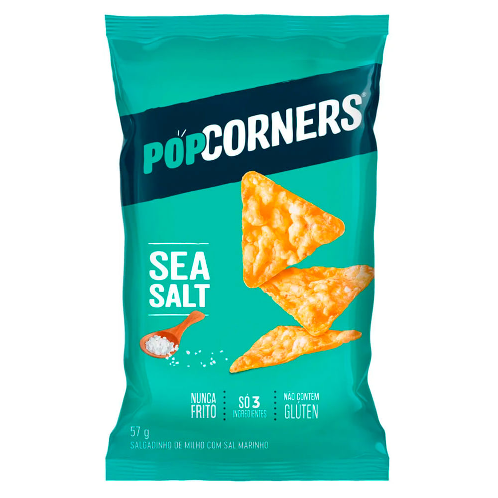 Salgadinho PopCorners Sea Salt 57g