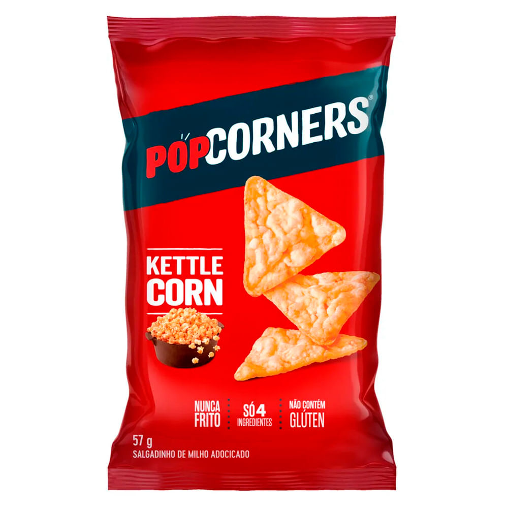 Salgadinho PopCorners Kettle Corn 57g