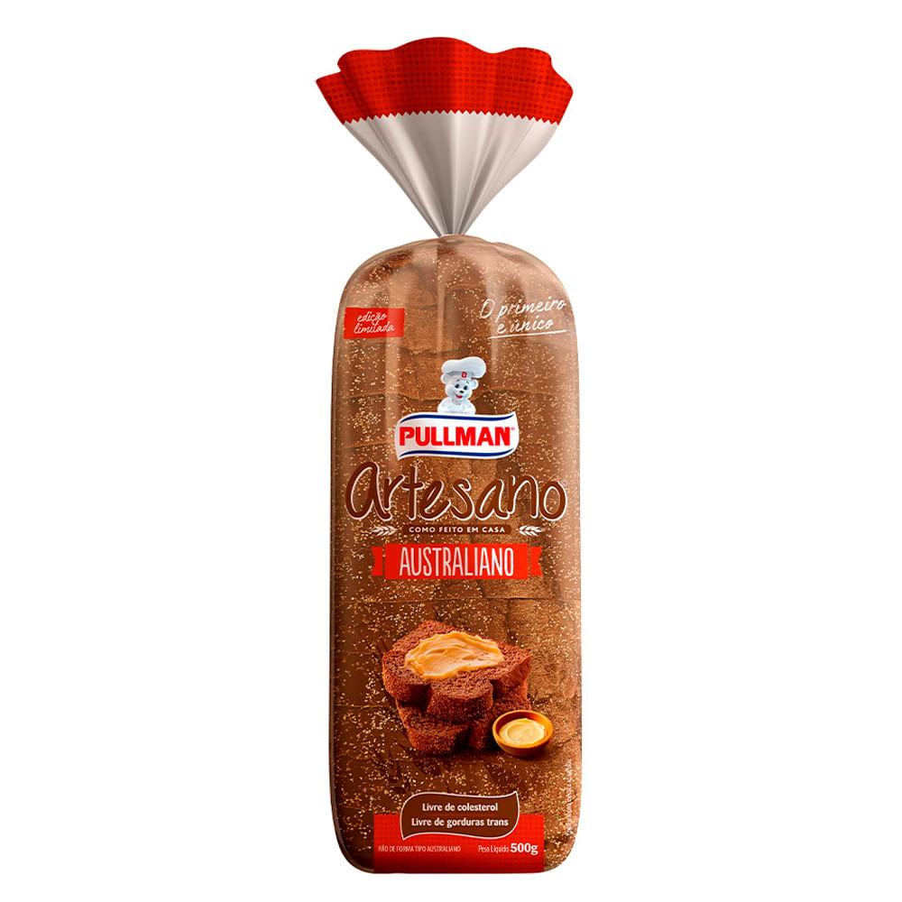 Pão de Forma Pullman Australiano 500g