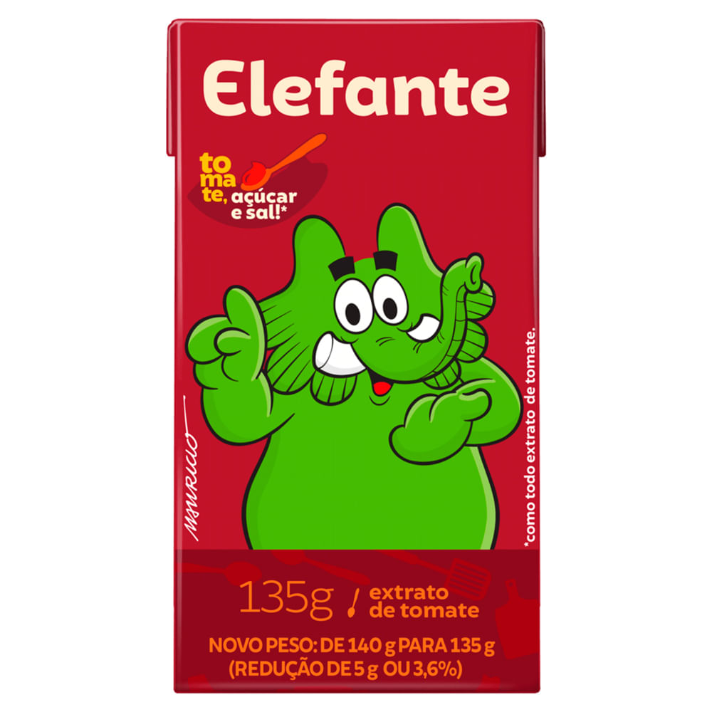 Extrato de Tomate Elefante Tetra Pak 135g