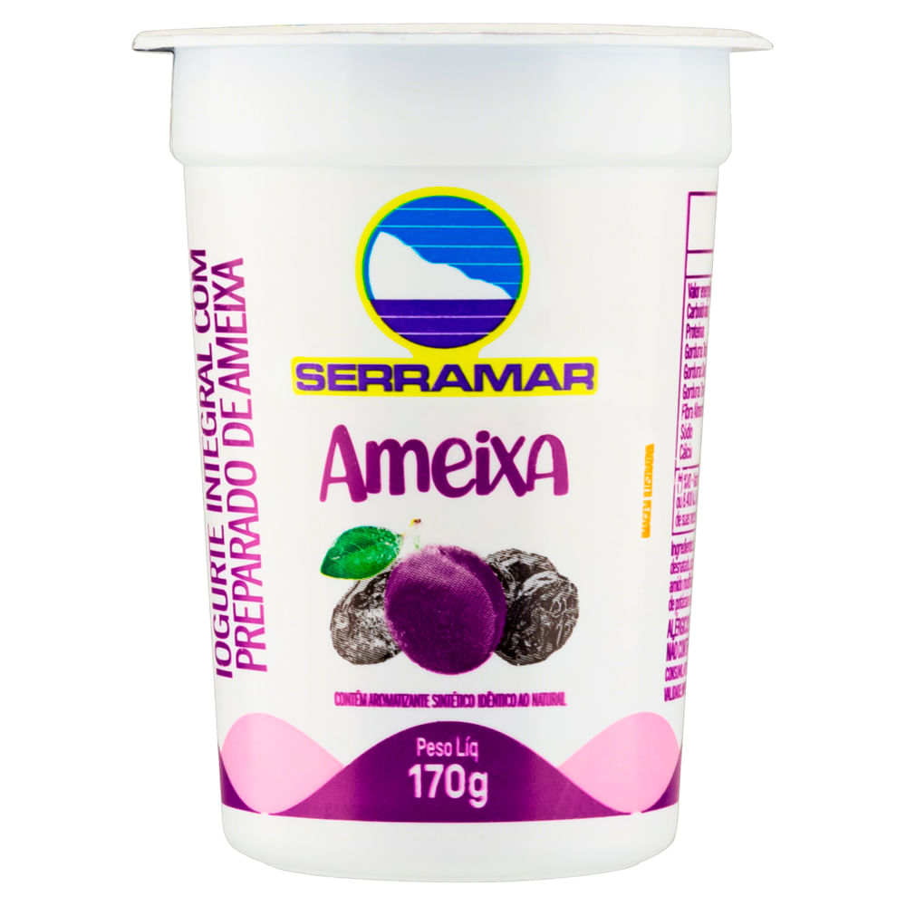 Iogurte Serramar Integral Ameixa 170g