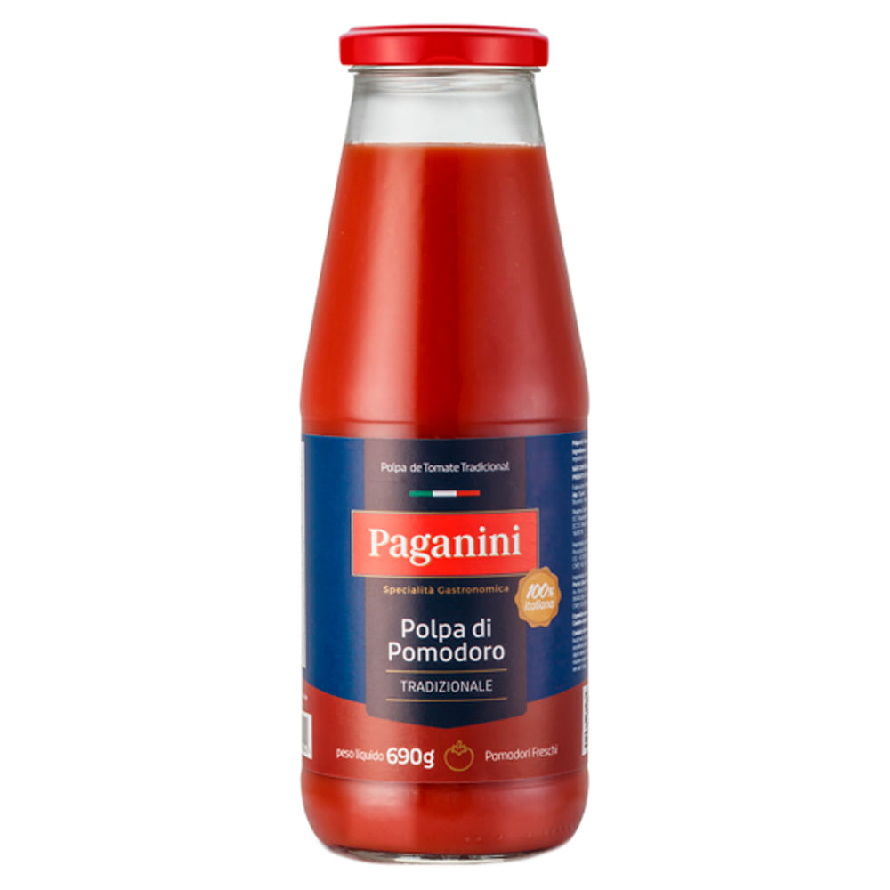 Polpa de Tomate Paganini Tradicional 690g