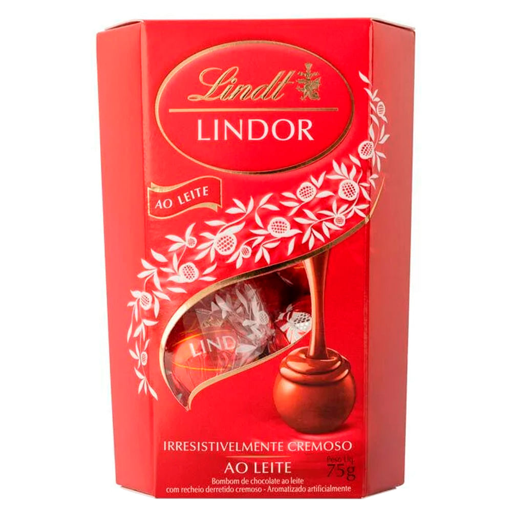 Bombom Lindt ao Leite 75g