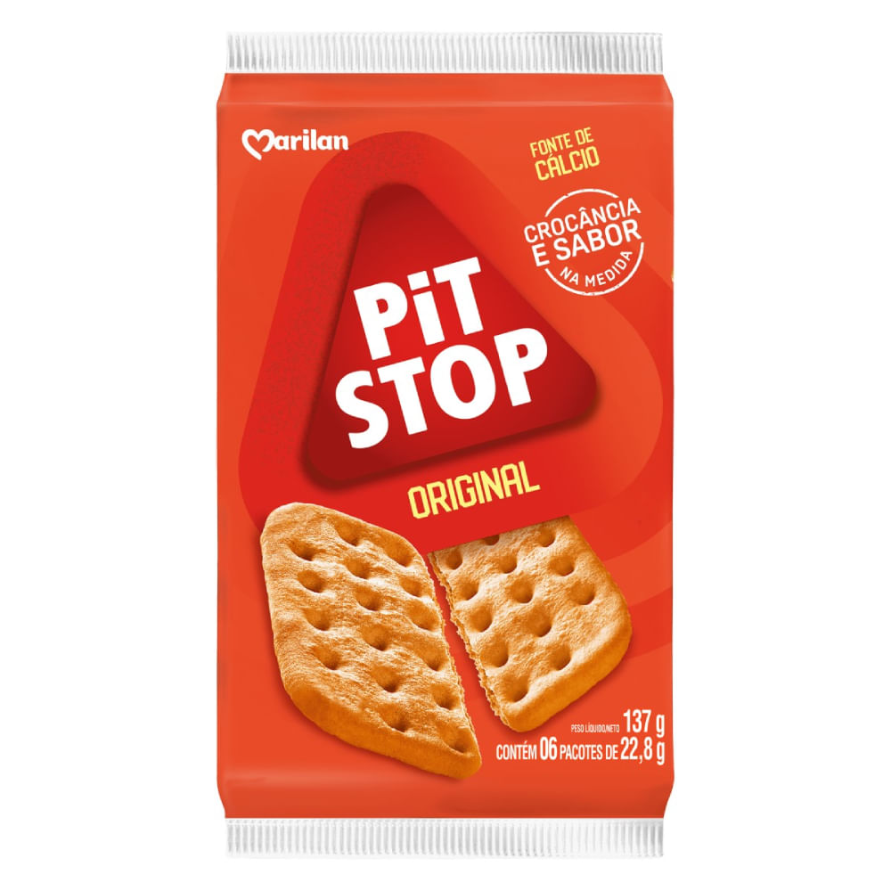 Biscoito Original Marilan Pit Stop 137g