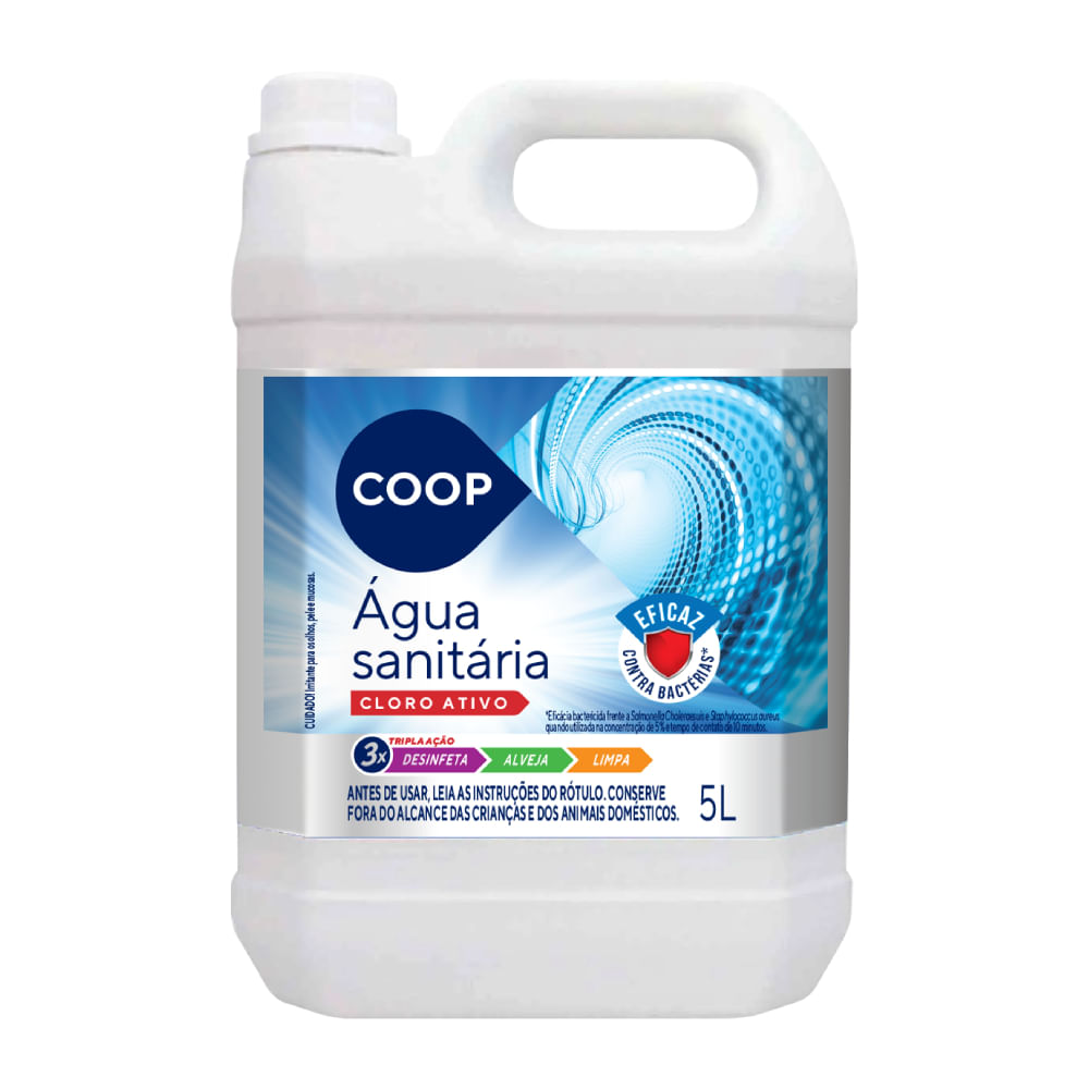 Água Sanitária Coop 5 Litros