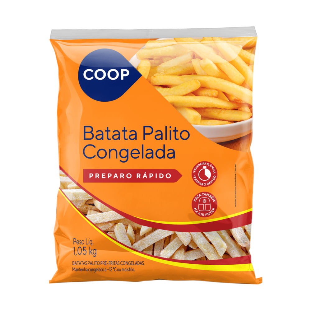 Batata Tradicional Congelada Coop 1.05kg