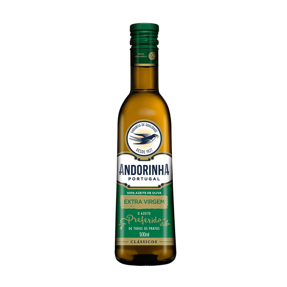 Azeite de Oliva Andorinha Extra Virgem Vidro 500ml