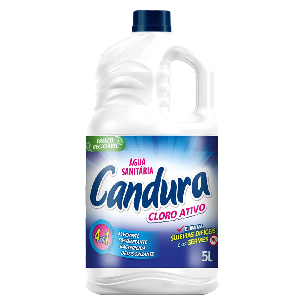 Água Sanitária Candura Cloro Ativo 5L