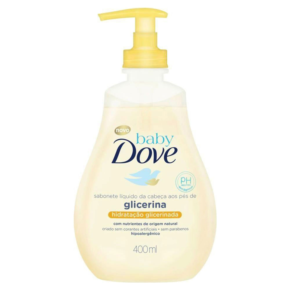 Sabonete Líquido Infantil Dove Baby Hidratação Glicerinada Pump 400ml