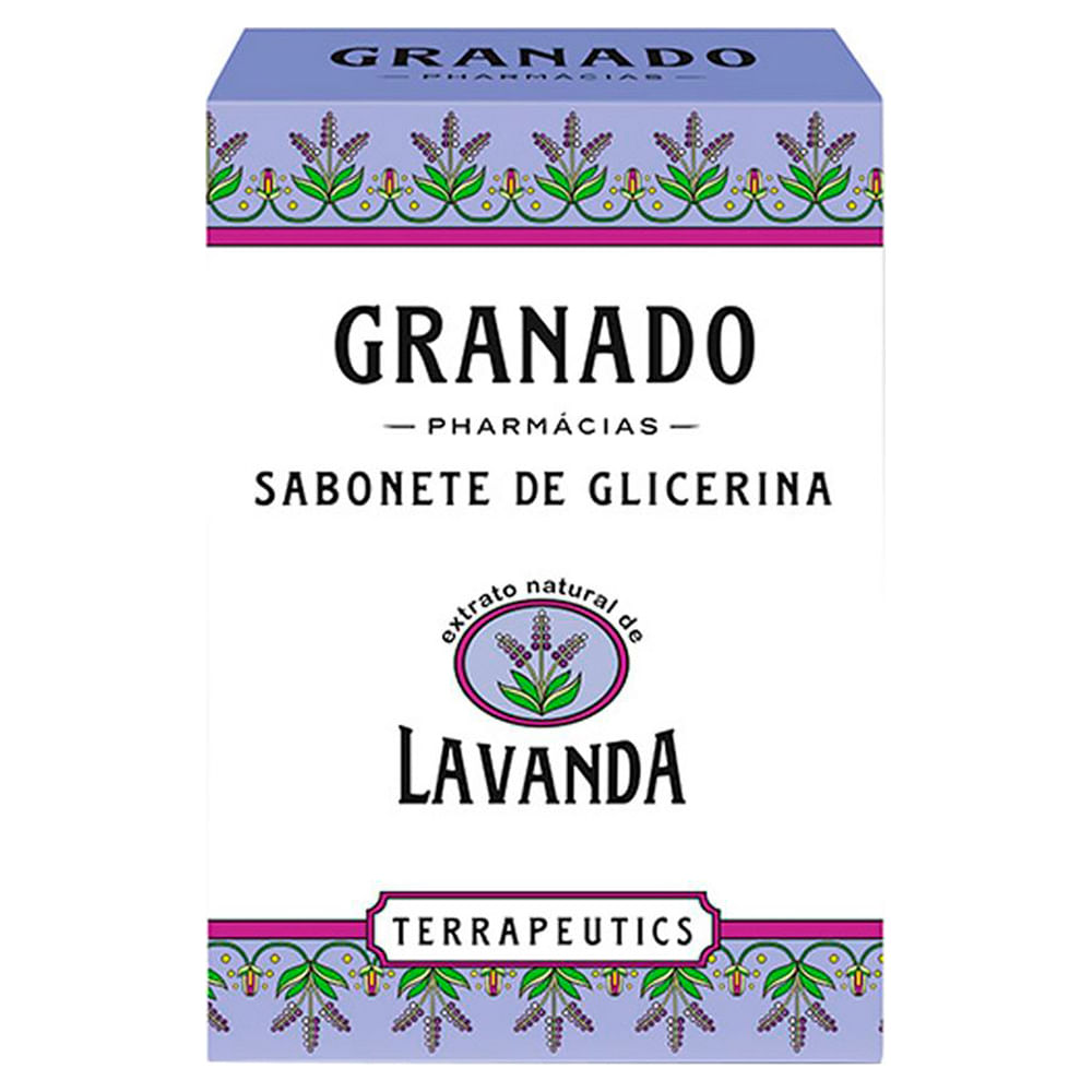Sabonete em Barra Granado Terrapeutics Lavanda 90g