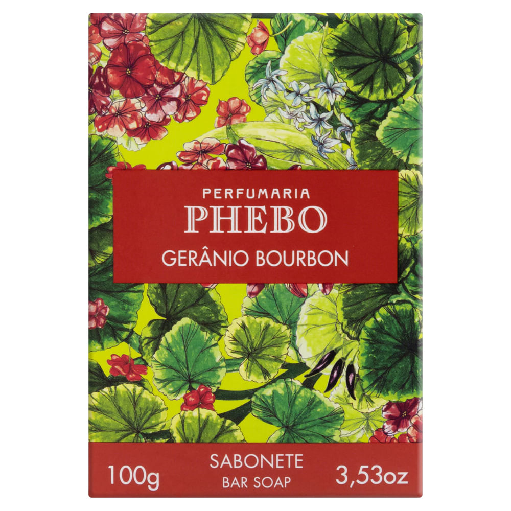 Sabonete em Barra Phebo Gerânio Bourbon 100g