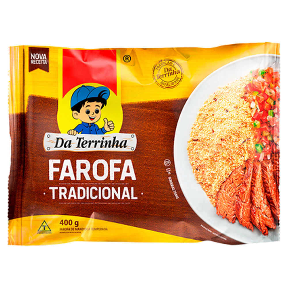 Farofa Pronta Da Terrinha Tradicional 400g