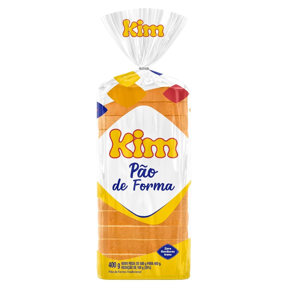 Pão de Forma Kim Tradicional 400g