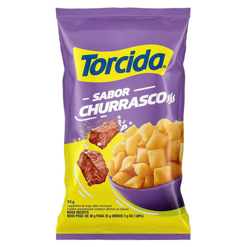Salgadinho Torcida Churrasco 35g