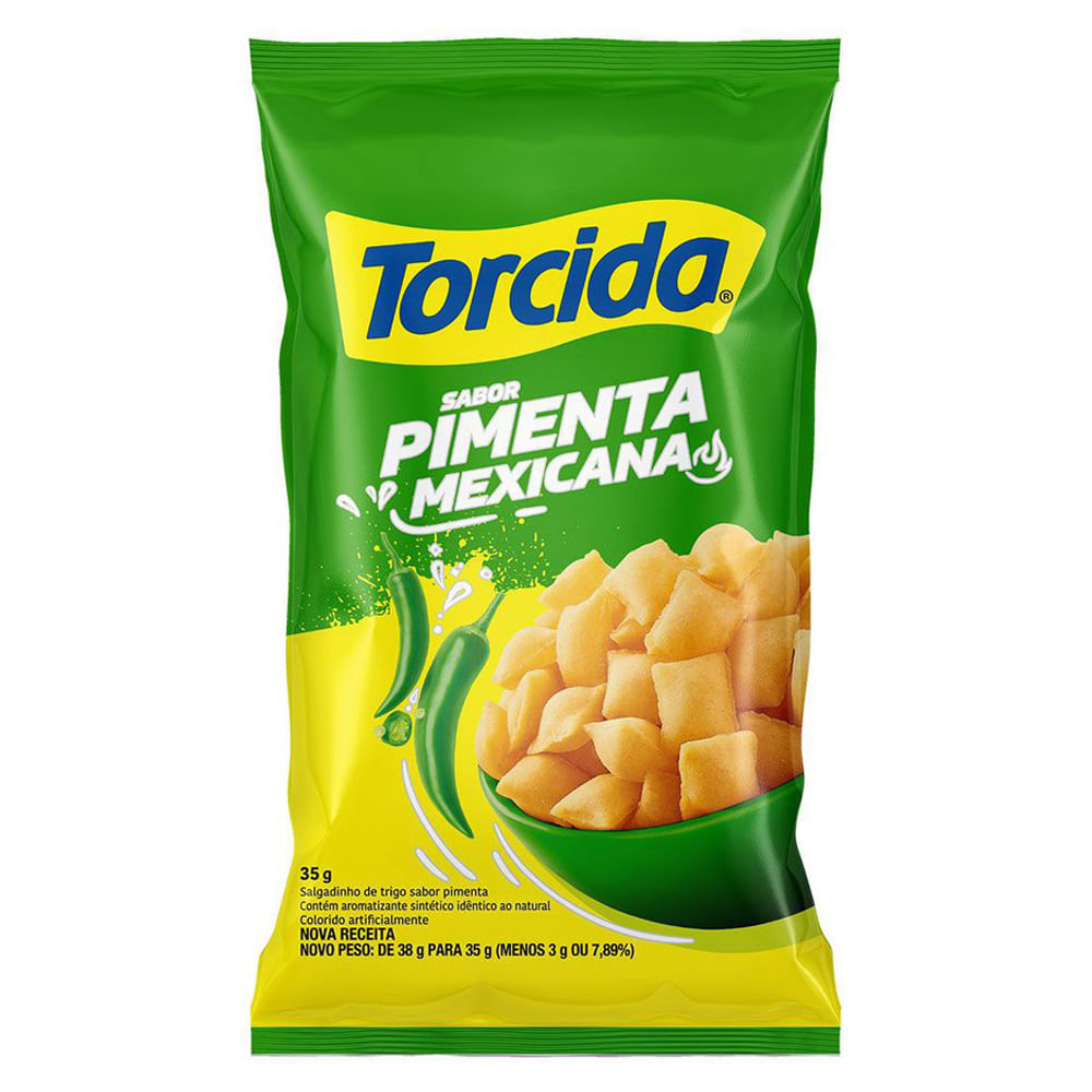Salgadinho Torcida Pimenta Mexicana 35g