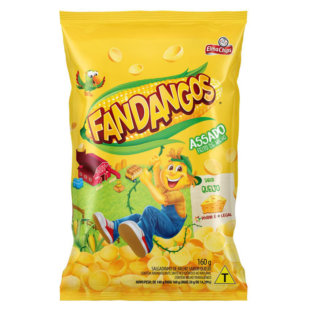 Salgadinho Fandangos Queijo 160g