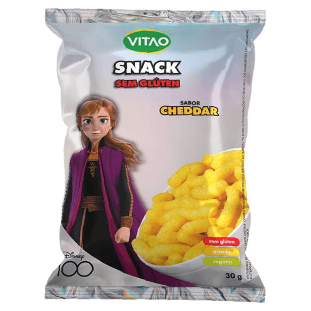 Snack Vitao Frozen Sem Glúten Cheddar 30g