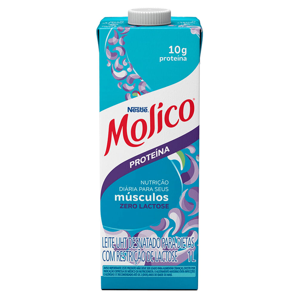 Leite Molico Proteína Zero Lactose Desnatado 1L