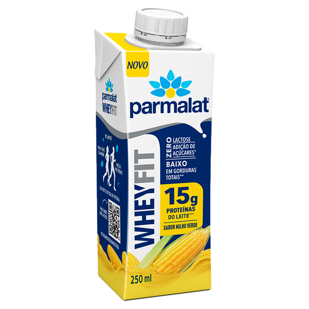Bebida Láctea Parmalat Wheyfit Zero Lactose Milho Verde 250ml