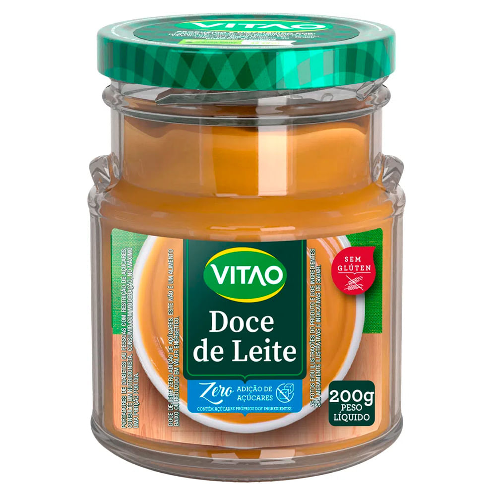Doce de Leite Vitao Zero Açúcar 200g