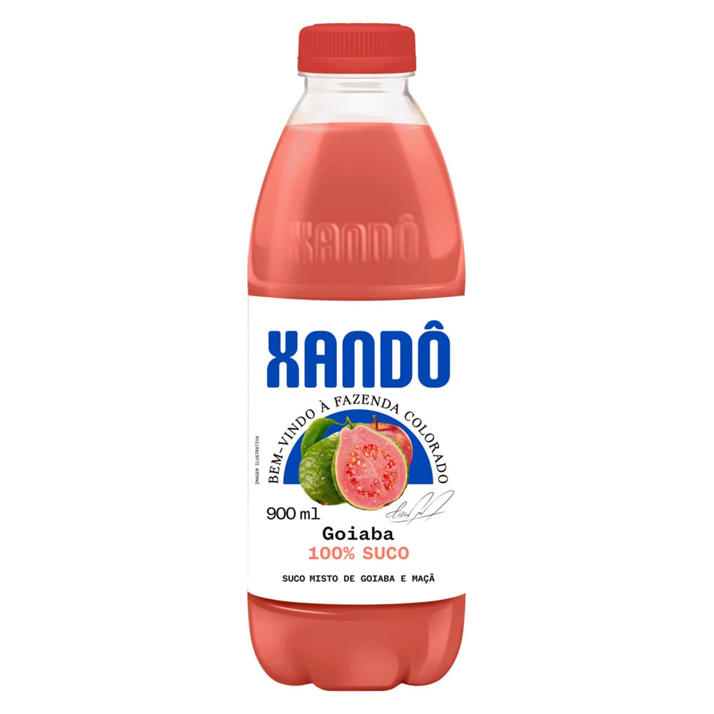 Suco Goiaba Xandô Garrafa 900ml