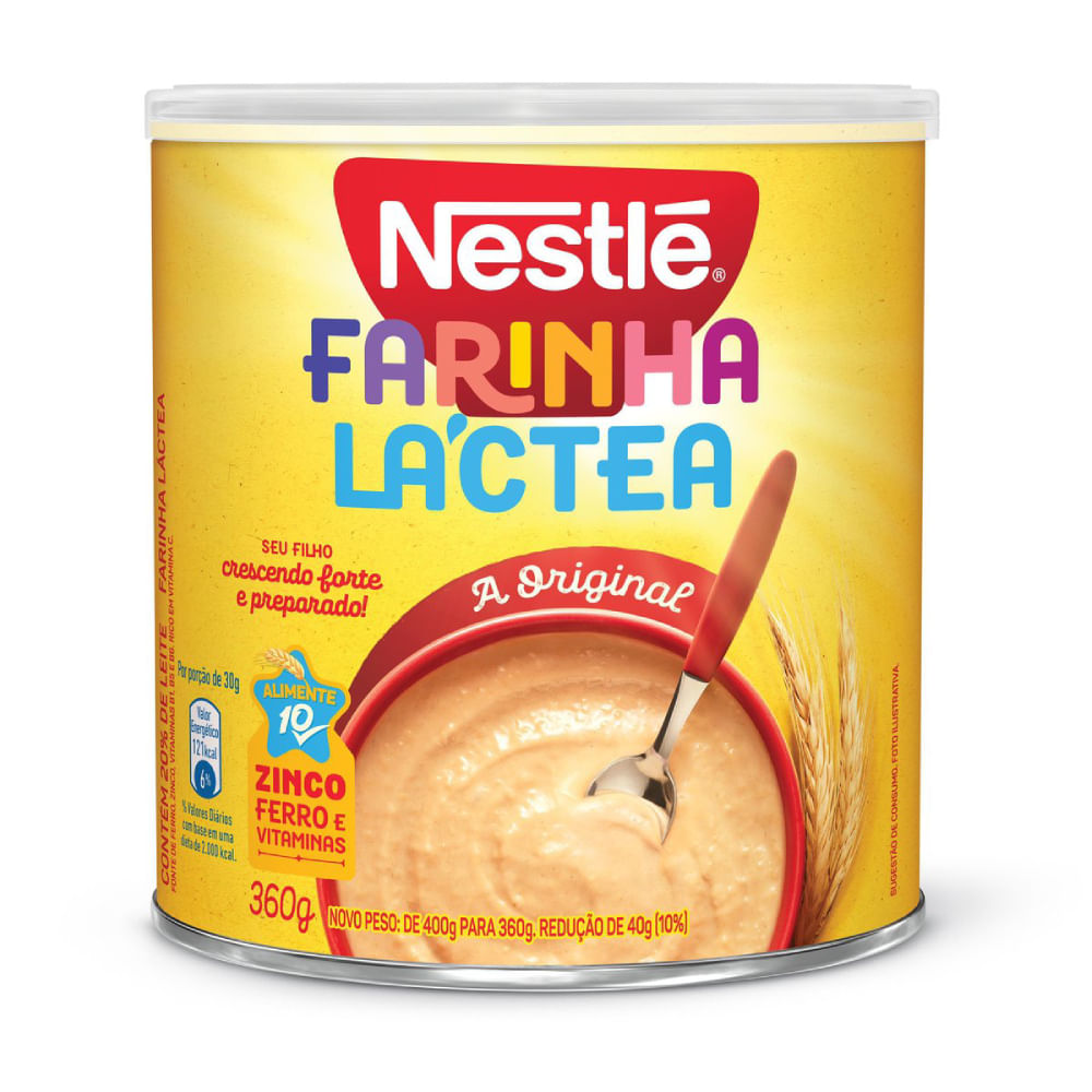 Farinha Láctea Tradicional Nestlé 360g