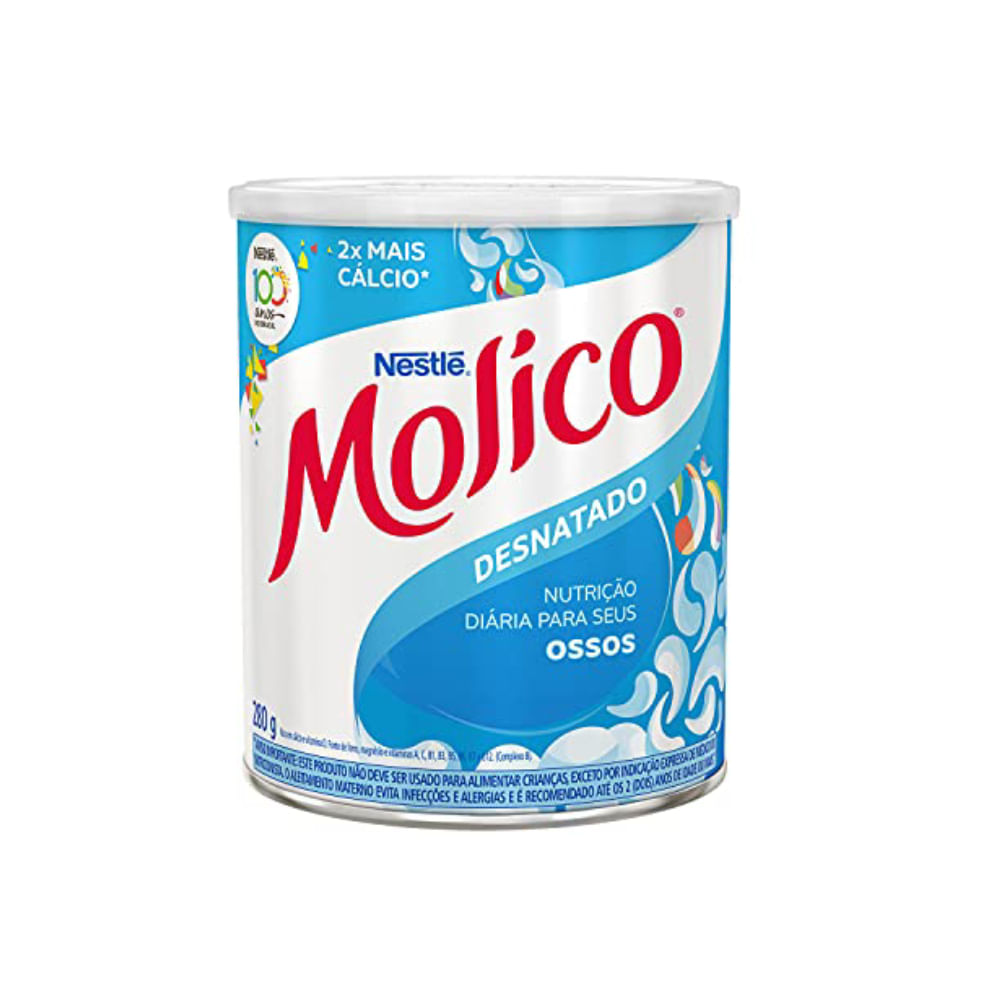 Leite em Pó Desnatado Molico 280g