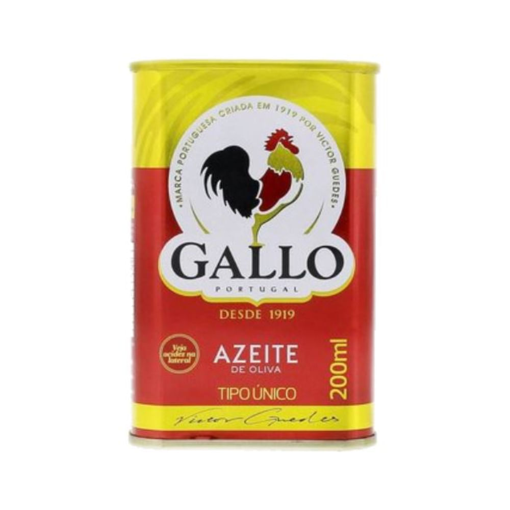 Azeite de Oliva Gallo Tipo Único Lata 200ml