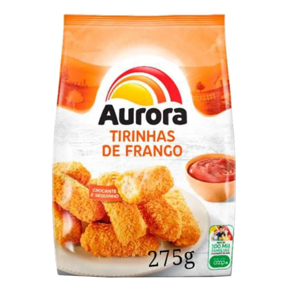 Frango Empanado Aurora Tirinhas 275g
