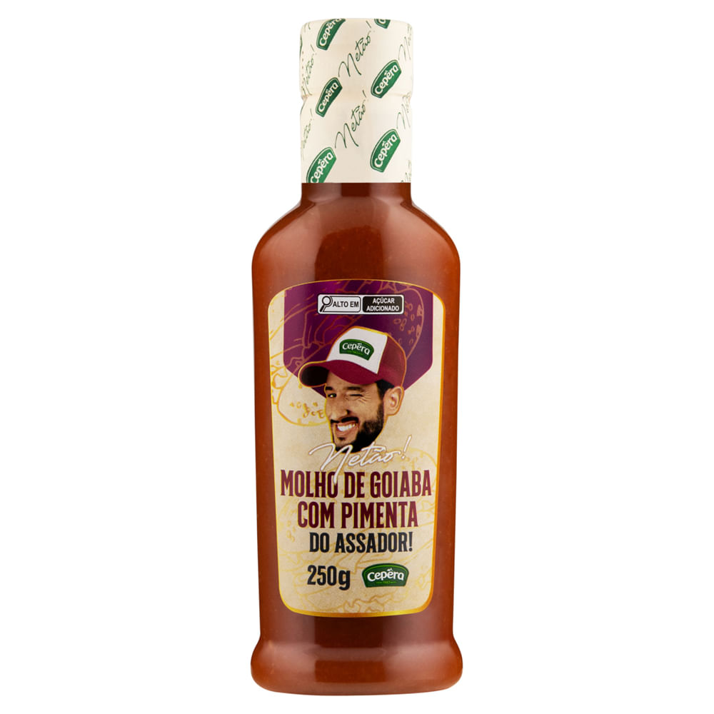 Molho de Goiaba Cepêra Netão do Assador! com Pimenta 250g