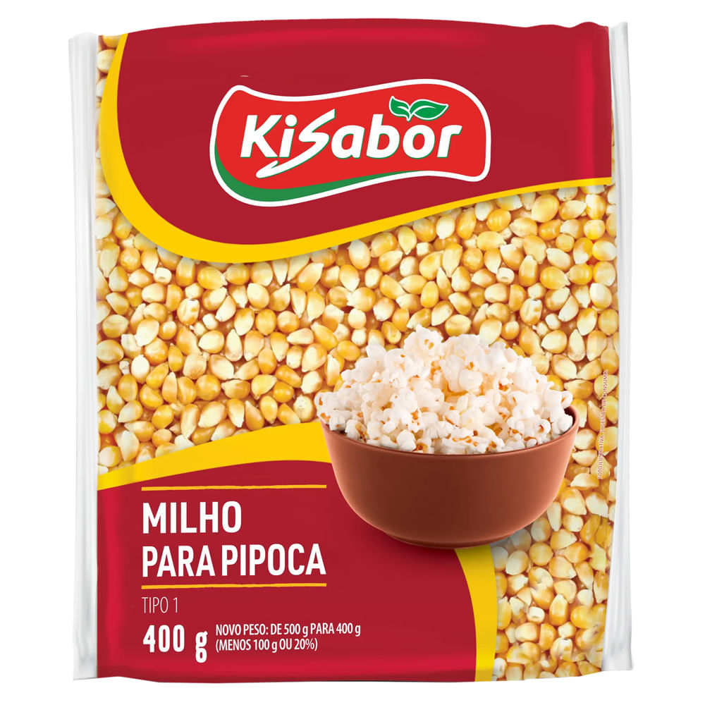 Milho para Pipoca Kisabor 400g